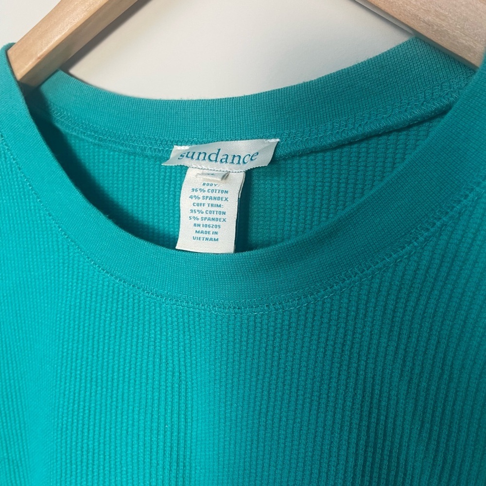 Sundance | Turquoise Long Sleeve Thermal Velvet Arm Cuffs XL - Picture 4 of 4